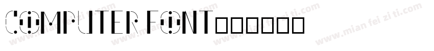 computer font字体转换